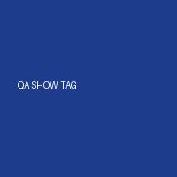 QA show-tagged photo
